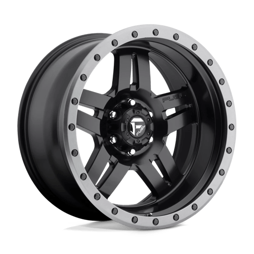 Fuel 1PC D557 ANZA MATTE BLACK GUNMETAL RING 20X10 6X5.5 ET -18 CB 108