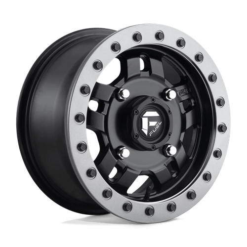 Fuel UTV D917 ANZA UTV BEADLOCK MATTE BLACK 14X7 4X156 ET +13 CB 132