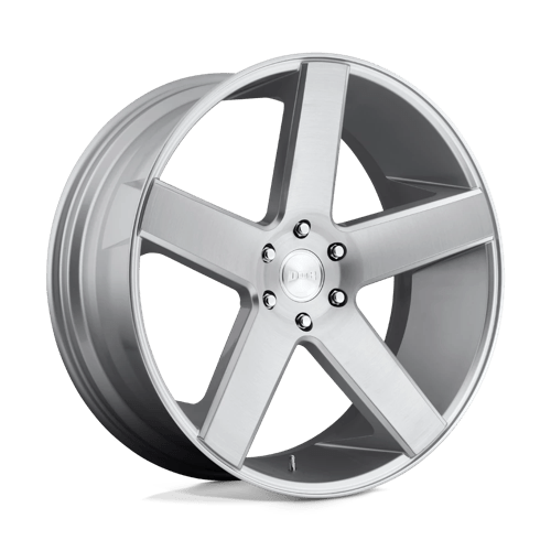 DUB 1PC S218 BALLER GLOSS SILVER BRUSHED 26X10 6X5.5 ET +20 CB 106.1