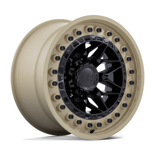 Black Rhino Hard Alloys ALPHA MATTE BLACK W/ SAND LIP 18X9 6X5.5 ET +20 CB 106.1