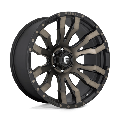 Fuel 1PC D674 BLITZ MATTE BLACK DOUBLE DARK TINT 22X10 6X5.5 ET -18 CB 106.1