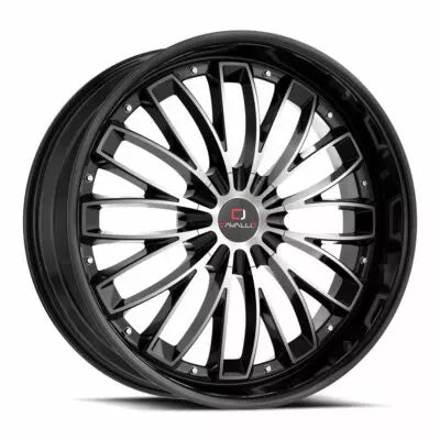 CLV-42 22×9.5 Blank +18 Cb 78.1 Gloss Black & Machined