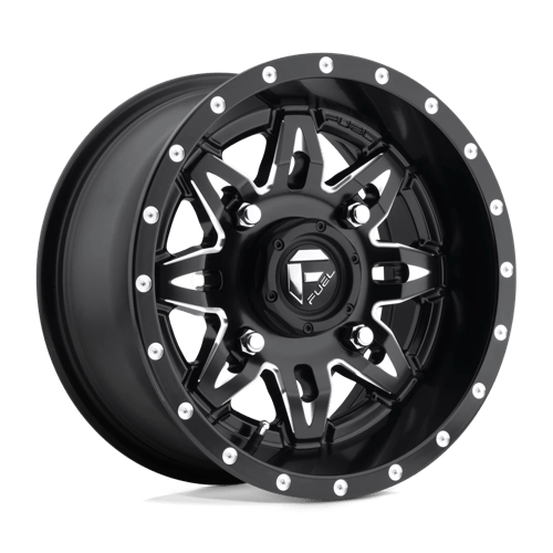 Fuel UTV D567 LETHAL UTV MATTE BLACK MILLED 15X7 4X156 ET +13 CB 132