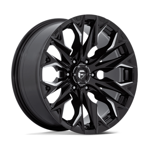 Fuel 1PC D803 FLAME GLOSS BLACK MILLED 20X9 6X135 ET +1 CB 87.1