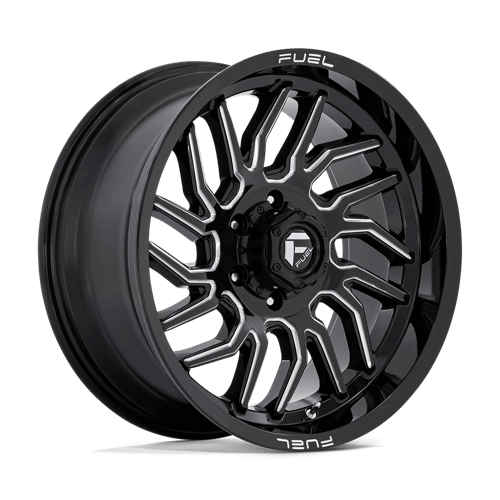Fuel 1PC D807 HURRICANE GLOSS BLACK MILLED 20X9 6X5.5 ET +1 CB 106.1