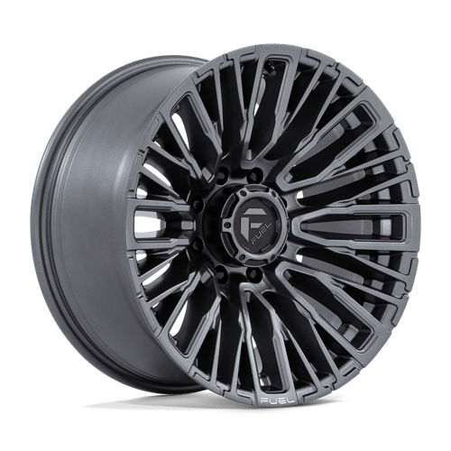 Fuel 1PC D848 REBAR MATTE GUNMETAL 20X10 8X180 ET -18 CB 124.2