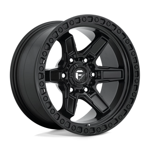 Fuel 1PC D697 KICKER MATTE BLACK 17X9 5X5.0 ET +1 CB 71.5