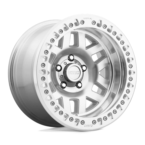 KMC KM229 MACHETE CRAWL BEADLOCK MACHINED 17X9 8X6.5 ET -38 CB 125.1
