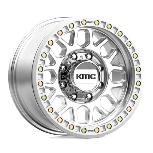 KMC KM234 GRENADE DESERT BEADLOCK MACHINED 17X8.5 8X6.5 ET +0 CB 125.1