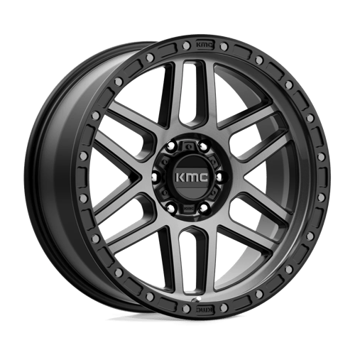 KMC KM544 MESA SATIN BLACK W/ GRAY TINT 17X8.5 6X135 ET +0 CB 87.1