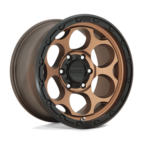 KMC KM541 DIRTY HARRY MATTE BRONZE W/ BLACK LIP 17X8.5 6X5.5 ET +0 CB 106.1