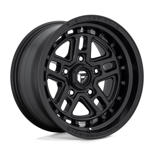 Fuel 1PC D667 NITRO MATTE BLACK 17X9 5X5.0 ET -12 CB 71.5