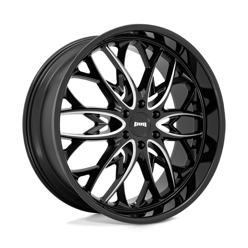 DUB 1PC S263 OG GLOSS BLACK MILLED 22X9.5 6X135 ET +30 CB 87.1