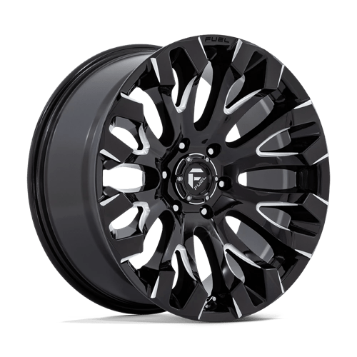 Fuel 1PC D828 QUAKE GLOSS BLACK MILLED 20X9 6X5.5 ET +1 CB 106.1
