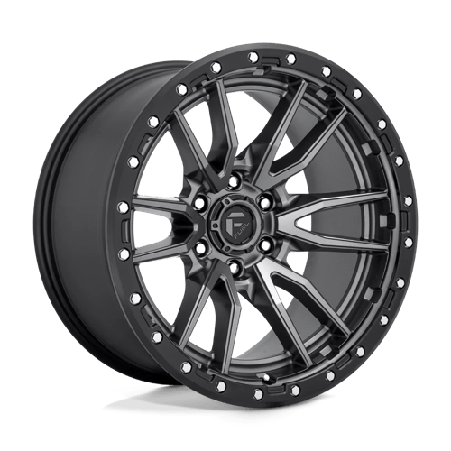 Fuel 1PC D680 REBEL MATTE GUNMETAL BLACK BEAD RING 20X10 6X135 ET -18 CB 87.1