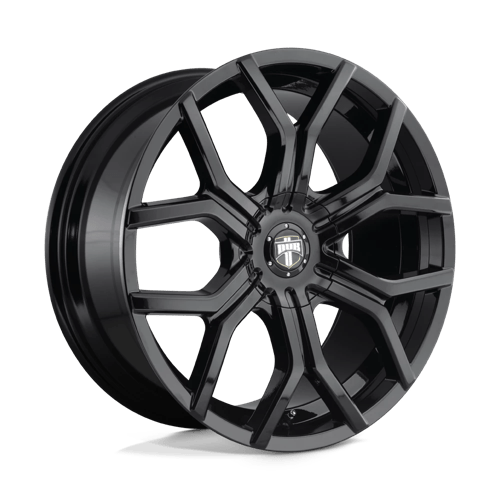 DUB 1PC S208 ROYALTY GLOSS BLACK 22X9.5 6X135/5.5 ET +30 CB 87.1