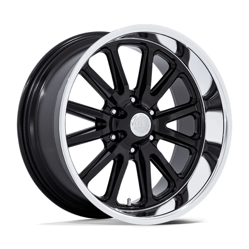 US Mag 1PC UC145 RAMBLER 6 GLOSS BLACK W/ DIAMOND CUT LIP 20X8 6X5.5 ET +1 CB 106.1