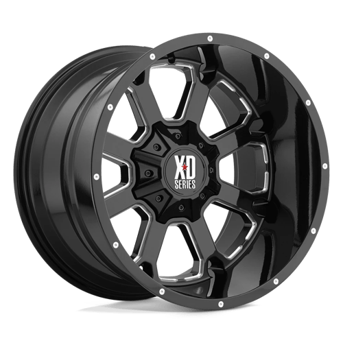 XD XD825 BUCK 25 GLOSS BLACK MILLED 20X9 8X170 ET +0 CB 125.1