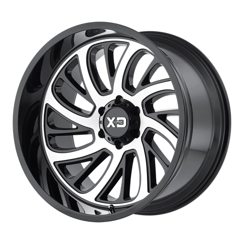 XD XD826 SURGE GLOSS BLACK MACHINED 20X10 6X5.5 ET -24 CB 106.25