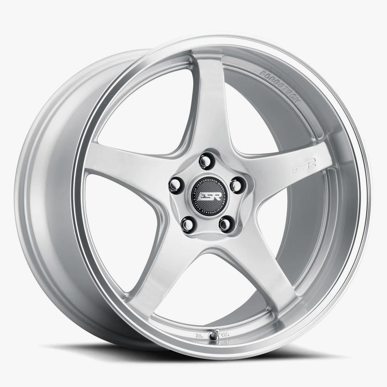 18X8.5 5X100 +30 72.56 HYPER SILVER MACHINE LIP APX5 88550030 APX5HS-ML