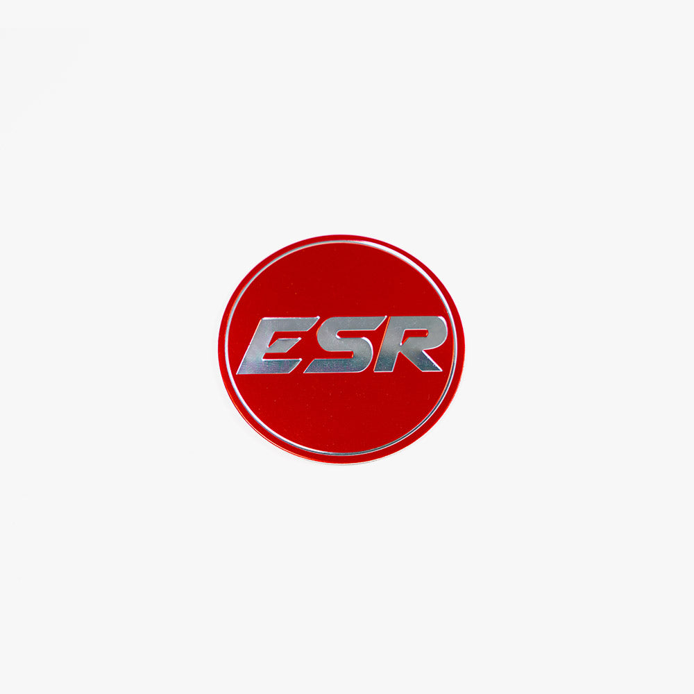 SR08 LOGO RED WITH SILVER ESR BLACK CAP