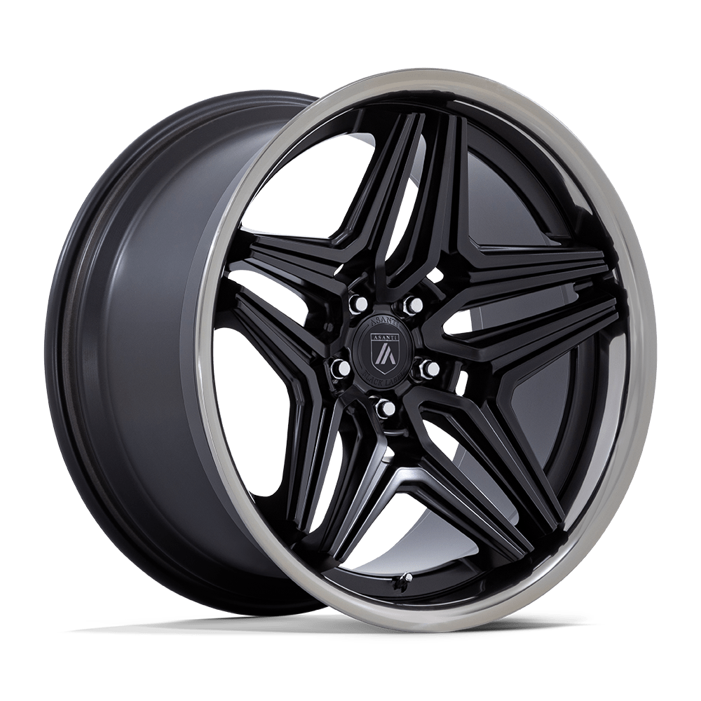 Asanti Black AB046 DUKE SATIN BLACK W/ DDT LIP 20X10.5 BLANK ET +18 CB 72.56
