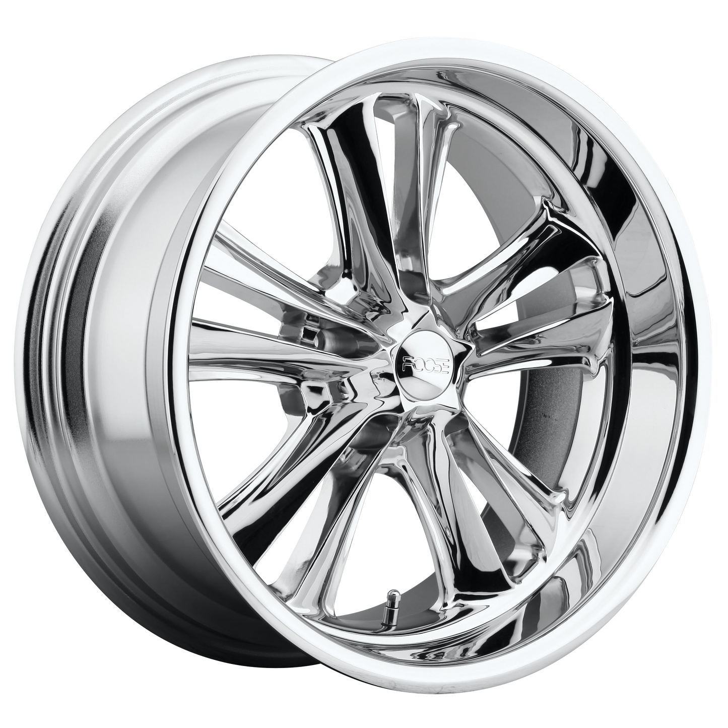 Foose 1PC F097 KNUCKLE CHROME 17X7 5X4.75 ET +1 CB 72.56