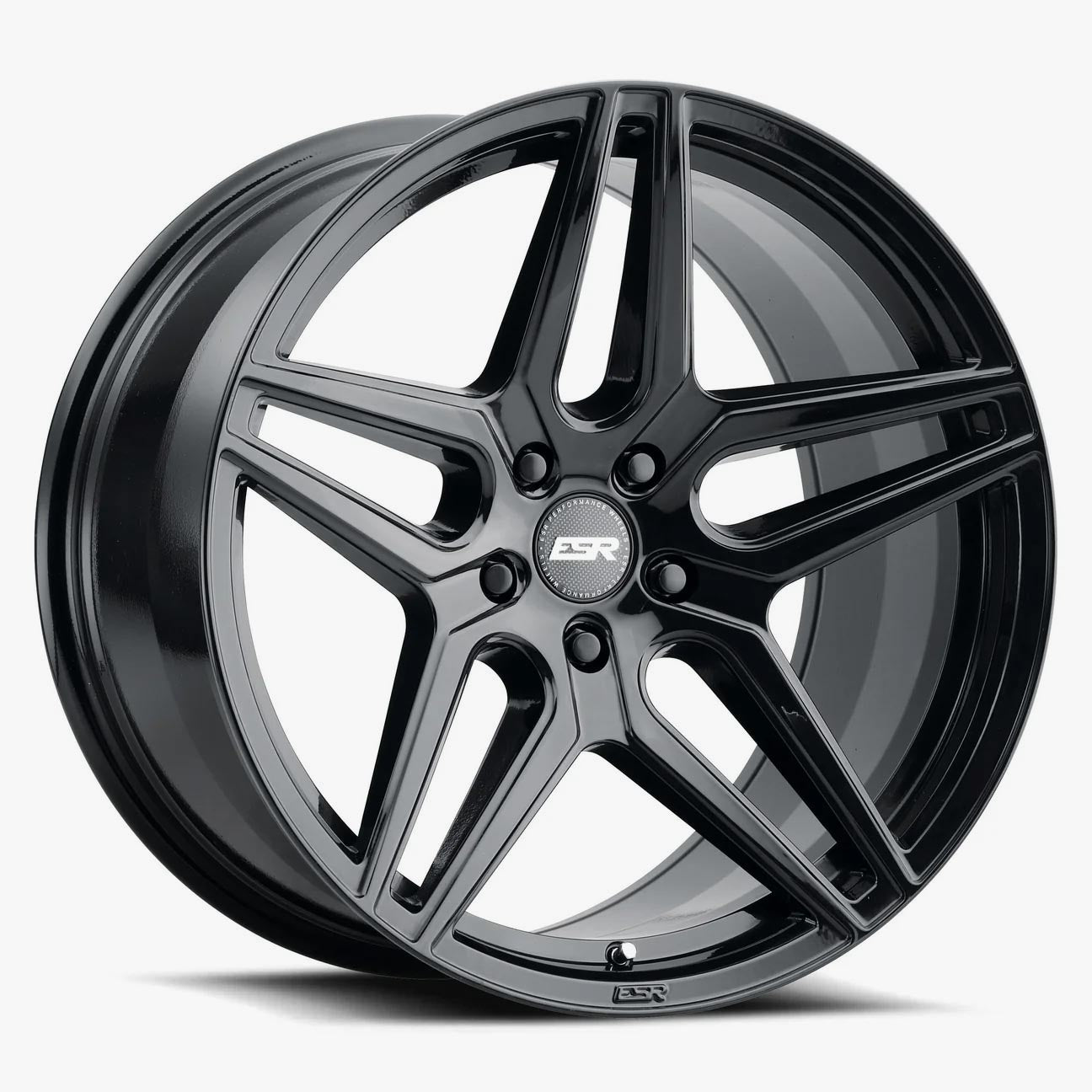 18X8.5 5X108 (CUSTOM DRILL) +30 72.56 GLOSS BLACK RF15 88551430 RF15GBLK 5X108