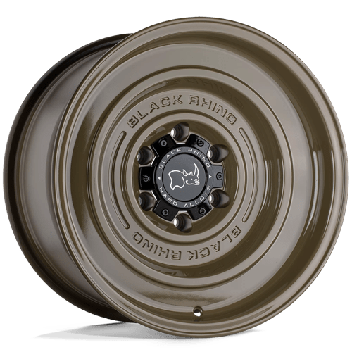 Black Rhino Hard Alloys SOLID GLOSS ALLIGATOR GREEN 17X9.5 5X5.0 ET -18 CB 71.5