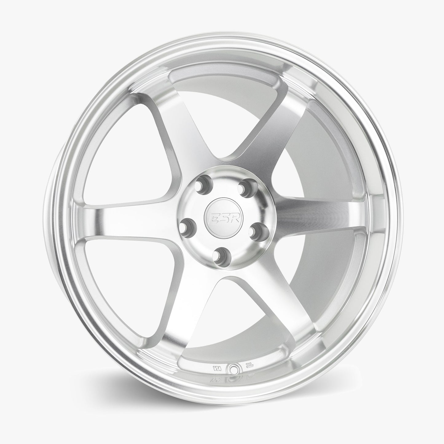 SR07 19X9.5 5X120.6 (CUSTOM DRILL) +35 HYPER SILVER FACE MACHINED LIP 99551435 SR07MF-ML 5X120.6
