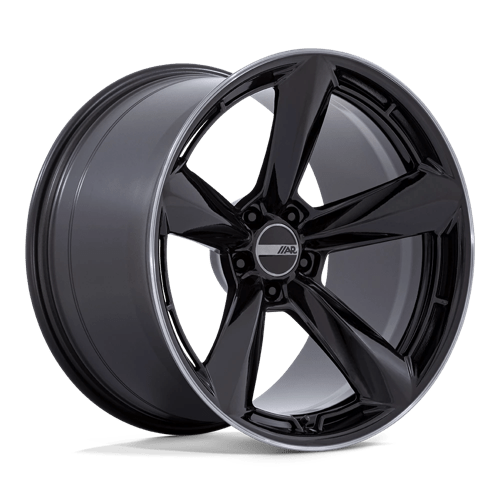 American Racing TTF GLOSS BLACK W/ DOUBLE DARK TINT LIP 20X9.5 5X115 ET +15 CB 72.56