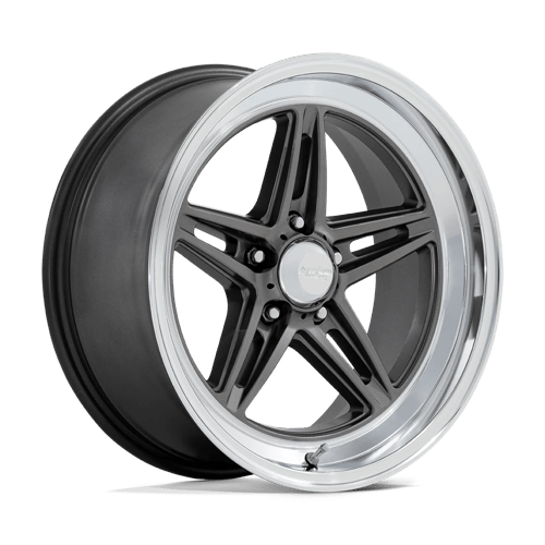 American Racing Vintage VN514 GROOVE ANTHRACITE W/ DIAMOND CUT LIP 20X10 5X4.75 ET +6 CB 72.6