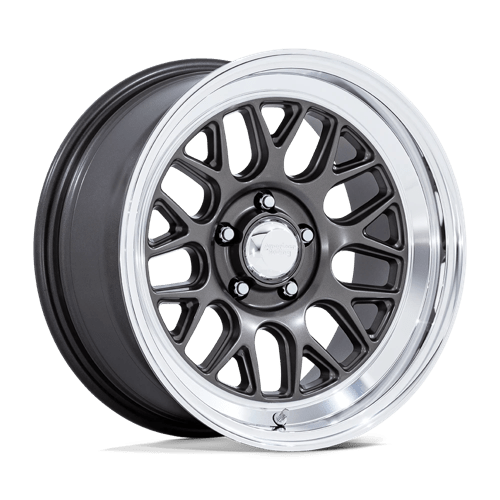 American Racing Vintage VN516 G-FORCE MATTE ANTHRACITE W/ DIAMOND CUT LIP 18X10 5X4.75 ET +12 CB 72.56