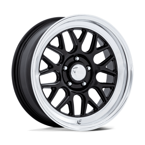 American Racing Vintage VN516 G-FORCE GLOSS BLACK W/ DIAMOND CUT LIP 17X9 5X4.5 ET +24 CB 72.56
