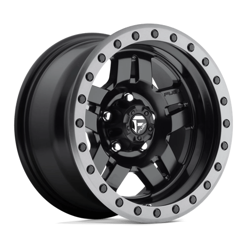 Fuel 1PC D557 ANZA MATTE BLACK GUNMETAL RING 15X8 5X4.5 ET -18 CB 72.56