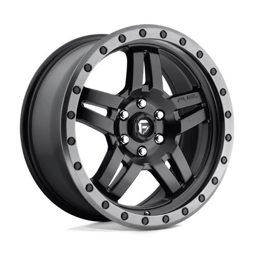 Fuel 1PC D557 ANZA MATTE BLACK GUNMETAL RING 18X8 6X120 ET +27 CB 67.06