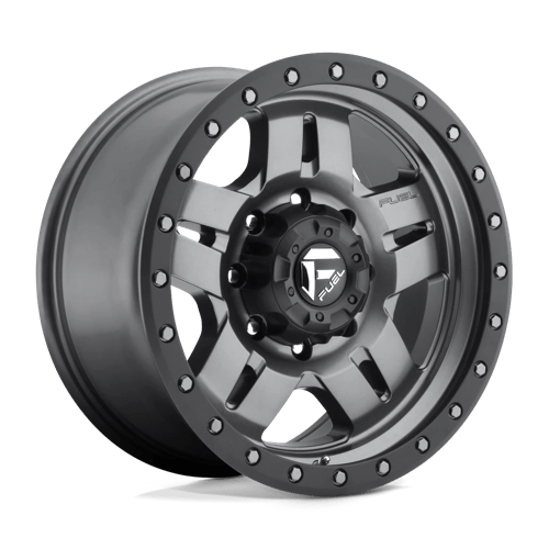 Fuel 1PC D558 ANZA MATTE GUNMETAL BLACK BEAD RING 17X8.5 5X5.0 ET -6 CB 78.1