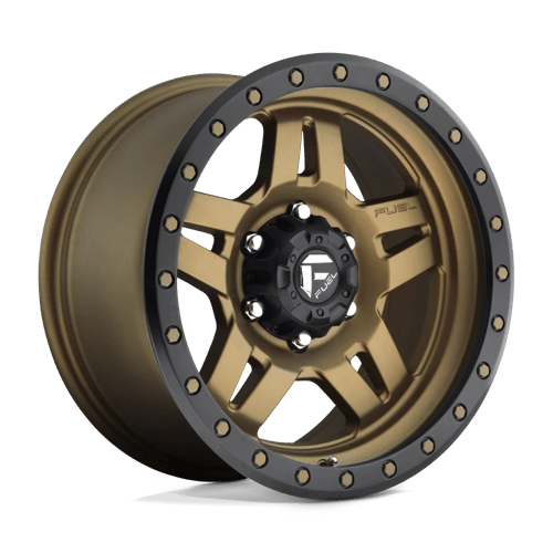 Fuel 1PC D583 ANZA MATTE BRONZE BLACK BEAD RING 17X8.5 6X5.5 ET -6 CB 108