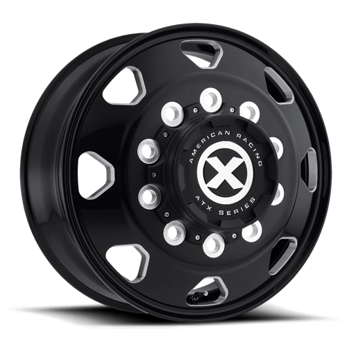 ATX AO401 OCTANE GLOSS BLACK MILLED 22.5X8.25 10X11.25 CB 220.1