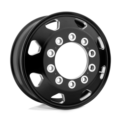 ATX AO401 OCTANE SATIN BLACK MILLED 22.5X8.25 10X11.25 ET +144 CB 220.1