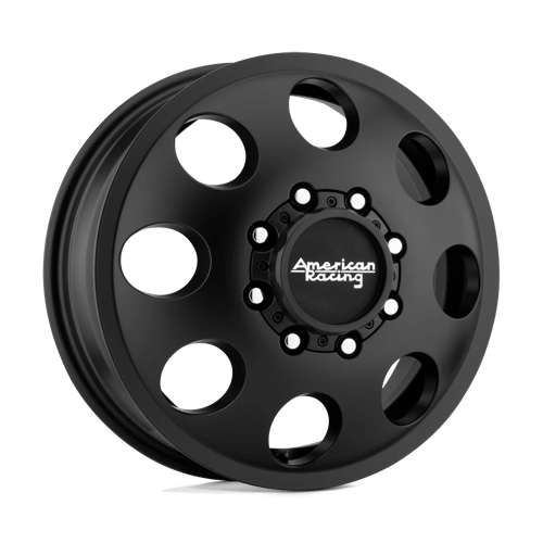 American Racing AR204 BAJA DUALLY SATIN BLACK 17X6.5 8X210 ET +111 CB 154.3