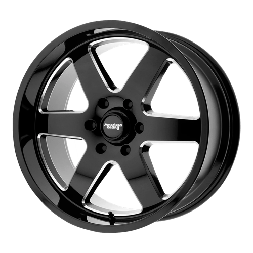 American Racing AR926 PATROL GLOSS BLACK MILLED 20X9 5X5.0 ET +12 CB 83.06