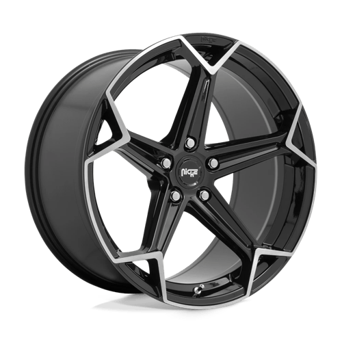 Niche 1PC N259 ARROW GLOSS BLACK BRUSHED 20X9 5X112 ET +38 CB 66.56