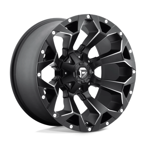 Fuel 1PC D546 ASSAULT MATTE BLACK MILLED 22X9.5 5X5.5/150 ET +20 CB 110.1
