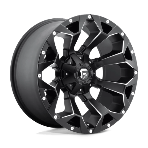 Fuel 1PC D546 ASSAULT MATTE BLACK MILLED 22X10 5X4.5/5.0 ET -18 CB 78.1