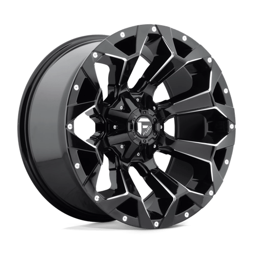 Fuel 1PC D576 ASSAULT GLOSS BLACK MILLED 17X9 6X135/5.5 ET +2 CB 106.1