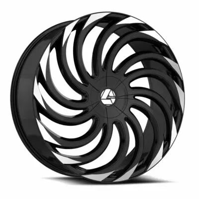 AZA-534 22×9.5 Blank +15 Cb 78.1 Gloss Black & Machined
