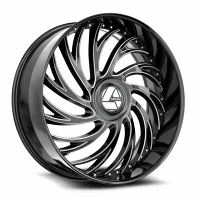 AZX-101 30×9.5 Blank +15 Cb 78.1 Gloss Black & Milled