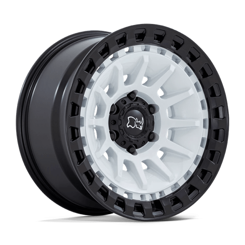 Black Rhino Hard Alloys BARRAGE GLOSS WHITE ON MATTE BLACK 18X9 5X5.0 ET +0 CB 71.5