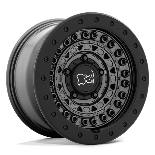 Black Rhino Hard Alloys BARRICADE GUN BLACK W/ BLACK ROCK GUARD 20X9 6X5.5 ET +0 CB 112.1